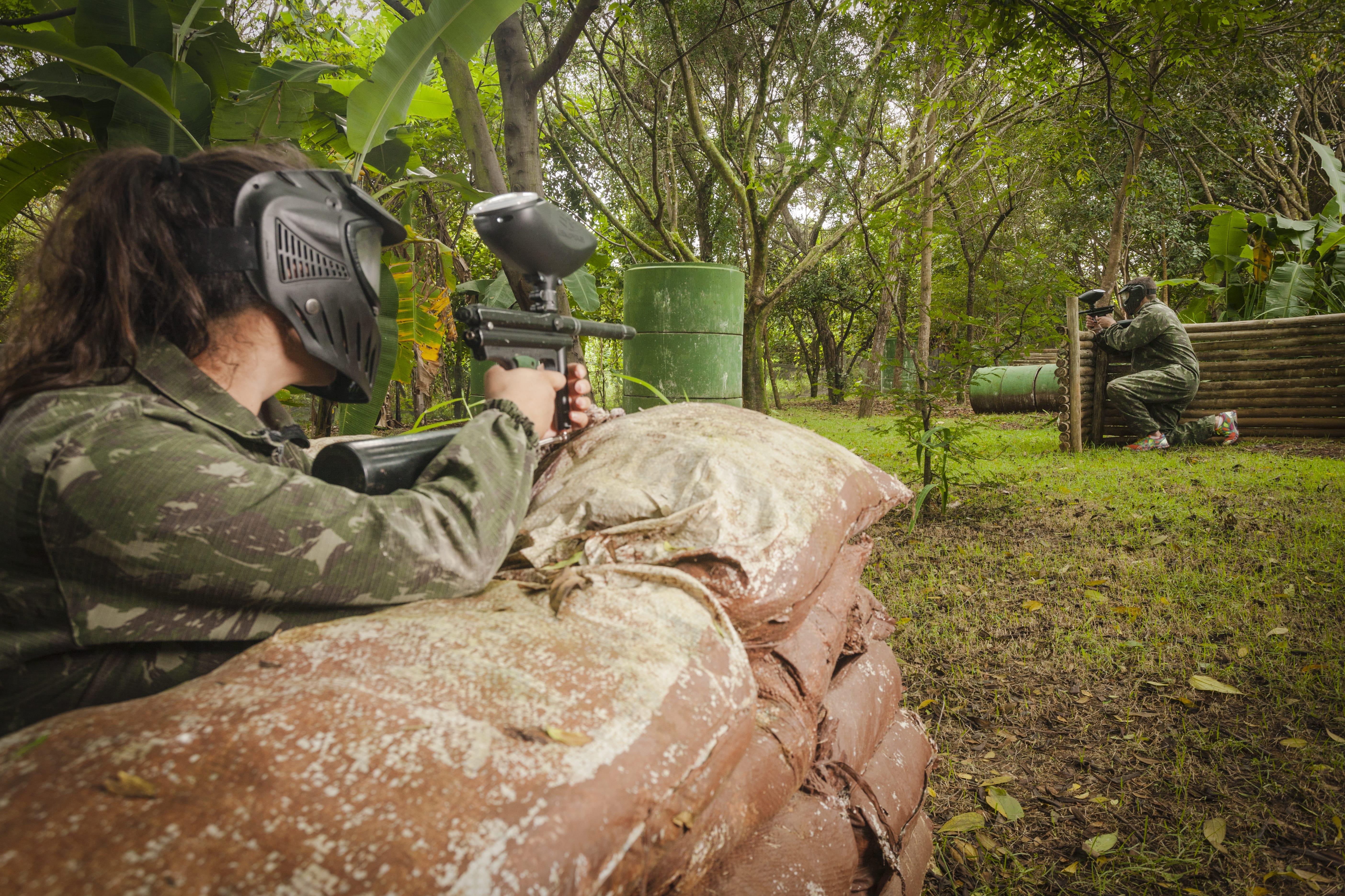 Bourbon Resort Atibaia Exterior foto A player in a paintball game