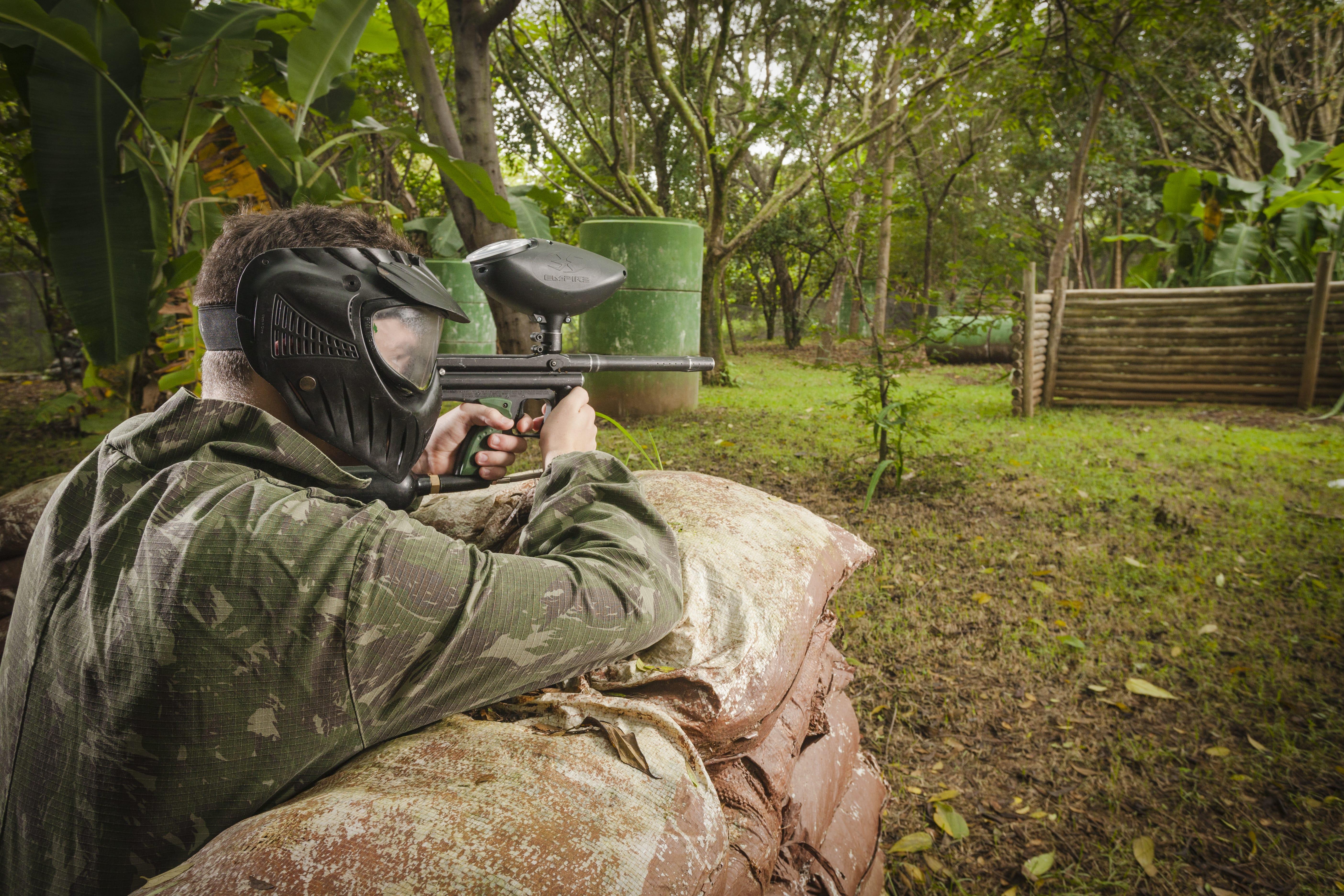 Bourbon Resort Atibaia Exterior foto A player in a paintball game