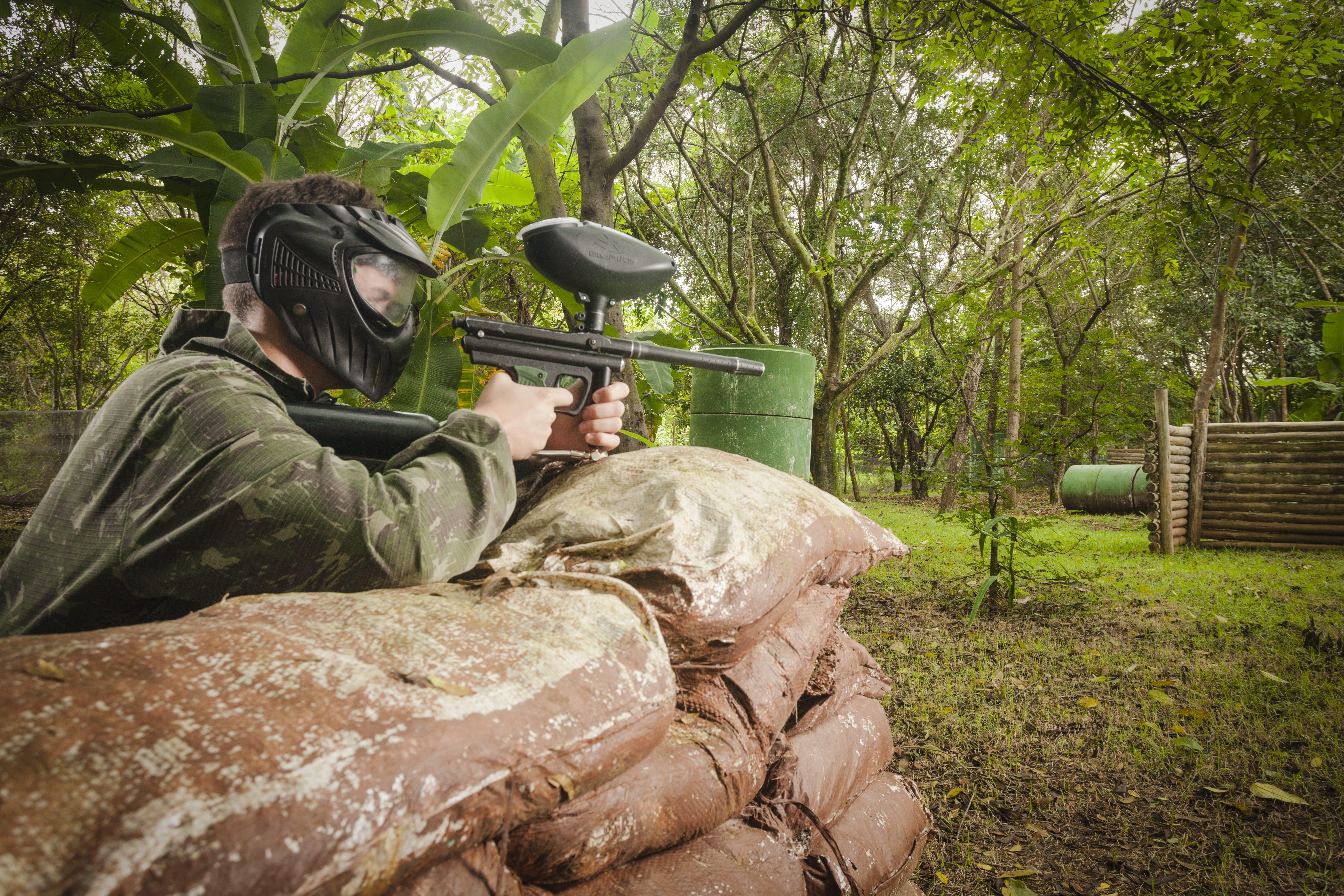 Bourbon Resort Atibaia Exterior foto A player in a paintball game